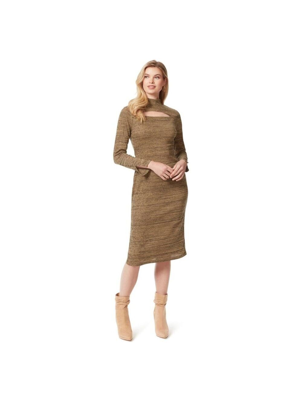 Jessica Simpson Tacoma Keyhole Knit Bodycon Dress Small NWT